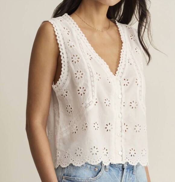 Z SUPPLY Tops - NEW Z SUPPLY darcy top in white